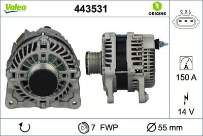 Alternador VALEO 443531