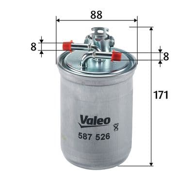 Filtro combustible VALEO 587526