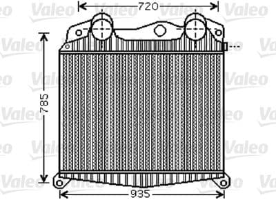 Radiador de aire de admisión VALEO 818742