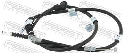Cable de accionamiento, freno de estacionamiento FEBEST 04100-GF4WDRH