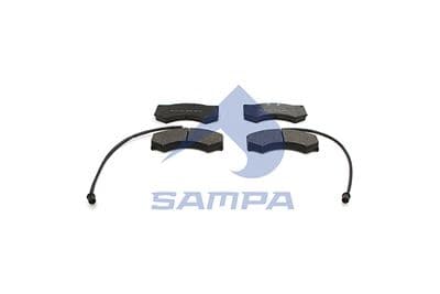 Juego de balatas de freno SAMPA 096.601