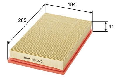 Filtro de aire VALEO 585220