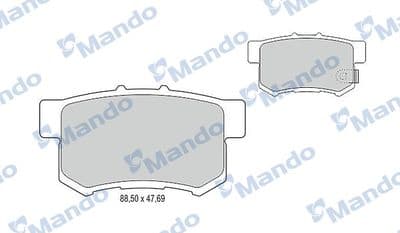 Juego de balatas de freno MANDO MBF015128