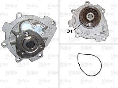Bomba de agua, refrigeración del motor VALEO 506837
