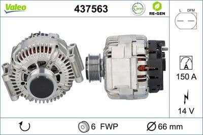 Alternador VALEO 437563