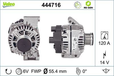 Alternador VALEO 444716