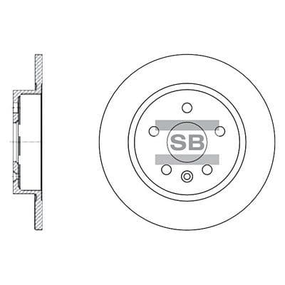 Disco de freno Hi-Q SD3032
