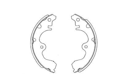 Juego de zapatas de frenos Kavo Parts KBS-9902