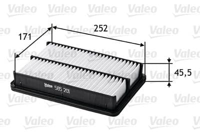 Filtro de aire VALEO 585201