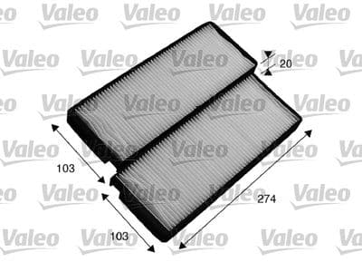 Filtro, aire del interior VALEO 715536