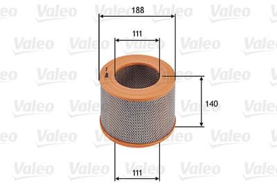 Filtro de aire VALEO 585685