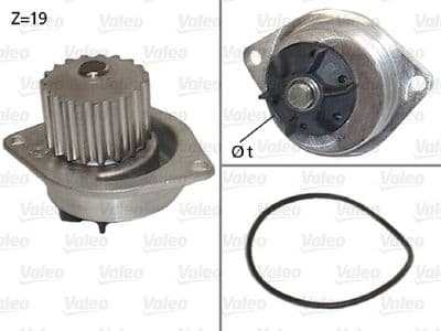 Bomba de agua, refrigeración del motor VALEO 506595