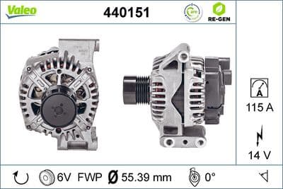 Alternador VALEO 440151