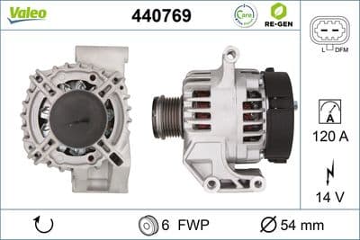 Alternador VALEO 440769