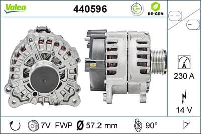Alternador VALEO 440596