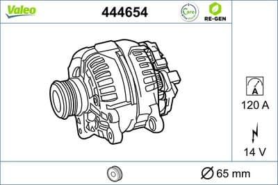 Alternador VALEO 444654