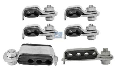 Soporte, línea de combustible (bomba de inyección) DT Spare Parts 4.90250