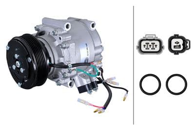 Compresor, aire acondicionado HELLA 8FK 366 202-331