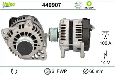 Alternador VALEO 440907