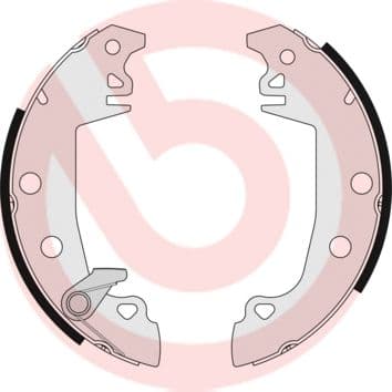 Juego de zapatas de frenos BREMBO S 61 511
