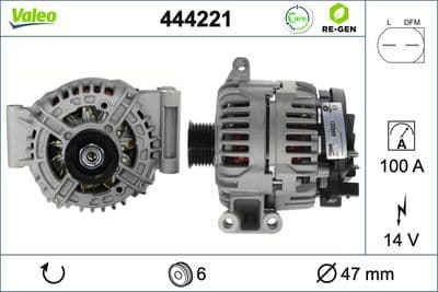 Alternador VALEO 444221