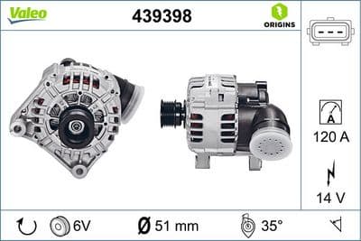 Alternador VALEO 439398