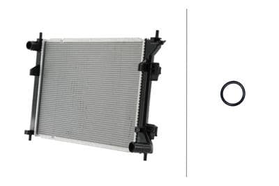 Radiador, refrigeración del motor HELLA 8MK 366 307-691