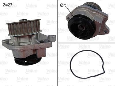 Bomba de agua, refrigeración del motor VALEO 506577