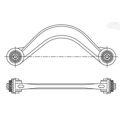 Brazo oscilante, suspensión de ruedas CTR CQ1220