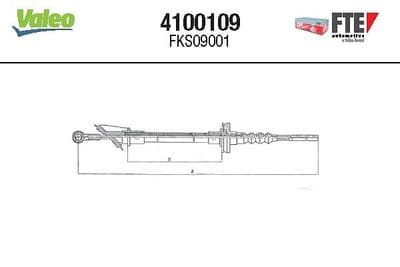 Chicote de Clutch VALEO 4100109