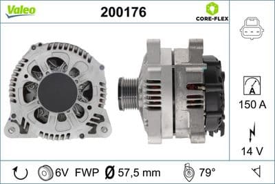 Alternador VALEO 200176