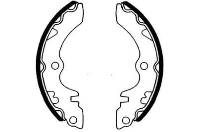 Juego de zapatas de frenos Kavo Parts KBS-8923