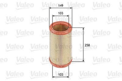 Filtro de aire VALEO 585611