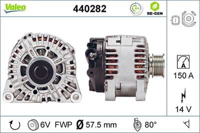 Alternador VALEO 440282