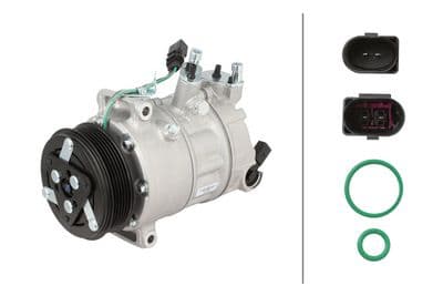 Compresor, aire acondicionado HELLA 8FK 366 204-421