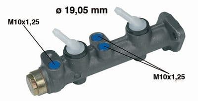 Cilindro principal de freno VALEO 400788