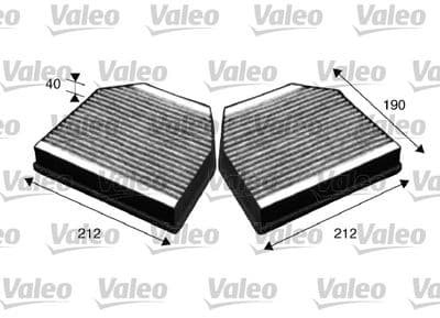 Filtro, aire del interior VALEO 715621
