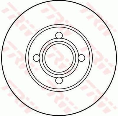 Disco de freno TRW DF2680