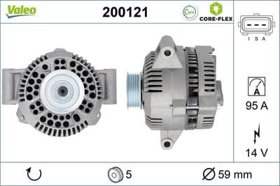 Alternador VALEO 200121