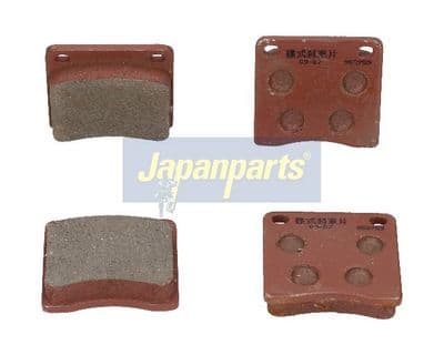 Juego de balatas de freno JAPANPARTS PA-402AF