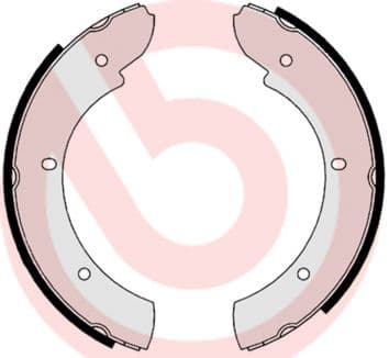 Juego de zapatas de frenos BREMBO S 44 505