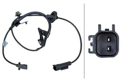 Sensor, revoluciones de la rueda HELLA 6PU 358 268-821