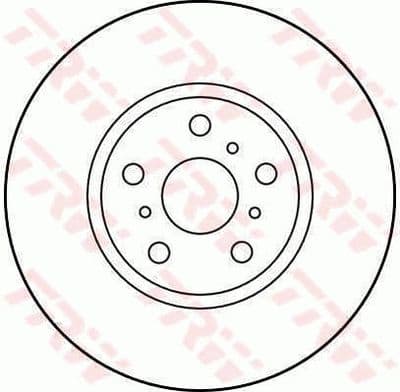 Disco de freno TRW DF3093