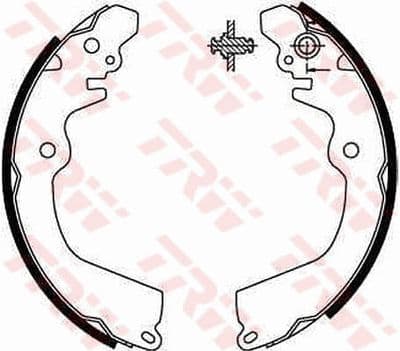 Juego de zapatas de frenos TRW GS8666