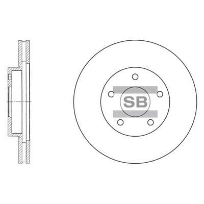 Disco de freno Hi-Q SD4215