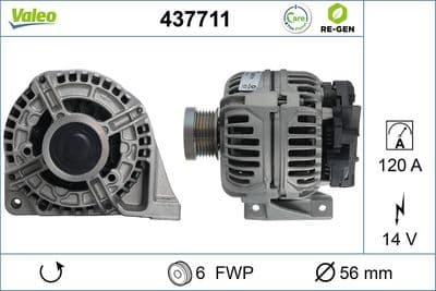 Alternador VALEO 437711