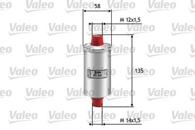 Filtro combustible VALEO 587200