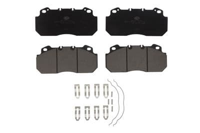 Juego de balatas de freno HELLA 8DB 355 061-681