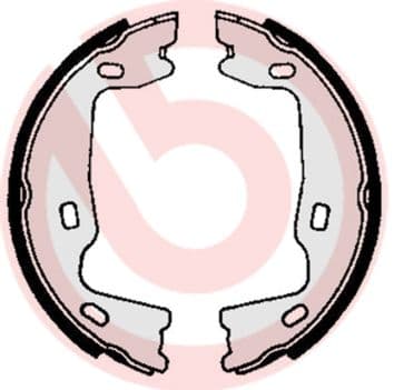 Juego de zapatas de frenos, freno de mano BREMBO S 59 521