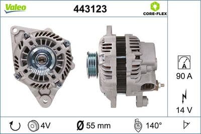 Alternador VALEO 443123